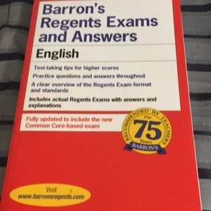Barrons regents exams and Answers English